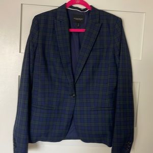 Banana Republic plaid blazer